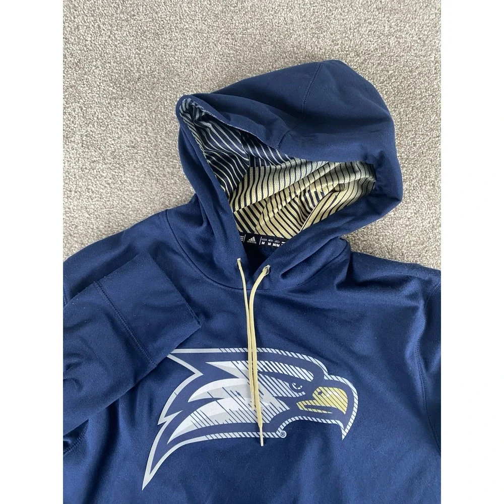 Adidas Georgia Southern‎ Eagles Fleece Hoodie Blue Mens Medium Climawarm NCAA
